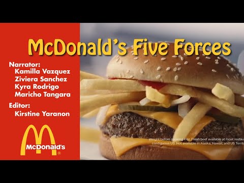 , title : 'BAM 040 MANAGERIAL ECONOMICS - Porter's Five Forces Model of McDonald's'