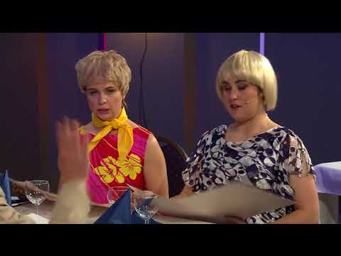 Kristel Aaslaid saates Suur Komöödiaõhtu sketšis "Eestlased Pariisi restoranis"