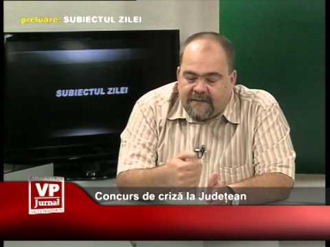 Concurs de criză la Județean