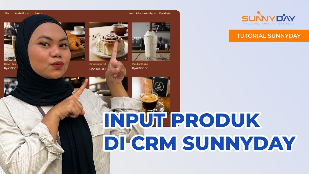 Input Produk ke CRM SunnyDay