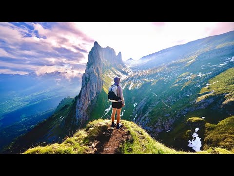 Hiking to Saxer Lücke in Switzerland