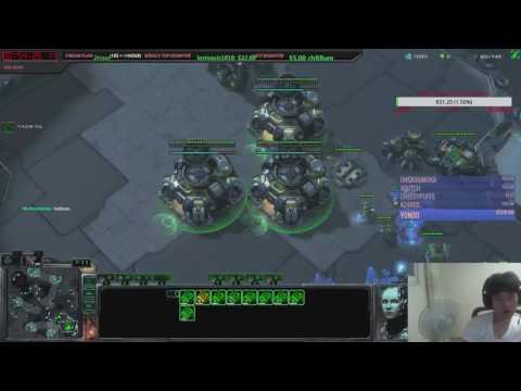 Starcraft2 LOTV Dragon Trollgame " Mass SCV!!!"  TvT Match