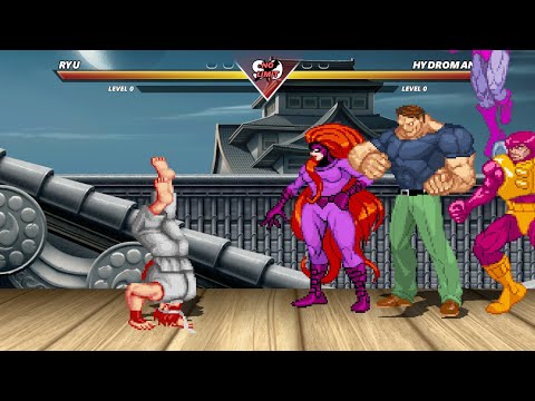 HYDROMAN VS RYU VS BLANKA VS KEN - HARDEST LEVEL INSANE FIGHT