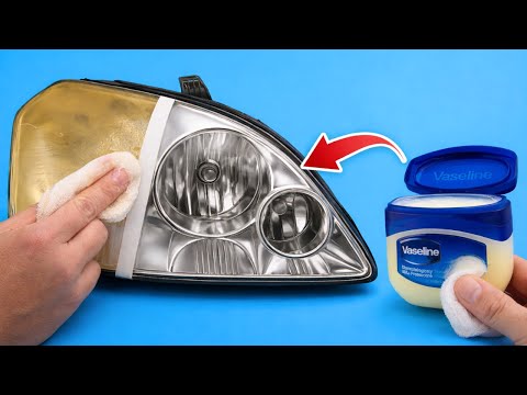Apply VASELINE to Your Foggy Headlights and Make Them Shine Like New! 💡 | Inventor Bill