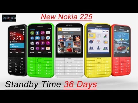 The New (Nokia 225) is a colourful and affordable feature Phone. Standby time 36 Days
