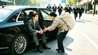 她帶著兒子在路上乞討，怎料意外救下的男人是首富總裁，第二天被接回豪門過上好日子！#短劇 #逆襲 #親情