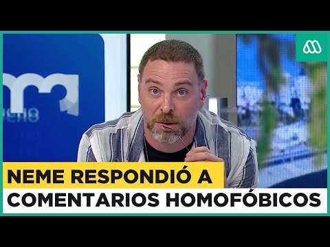 "Si tanto le perturba mi sexualidad...": Neme por homofóbicos comentarios que hizo Claudio Reyes