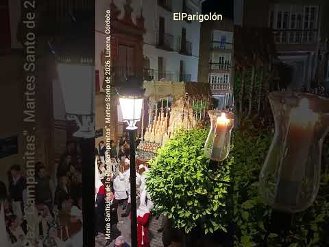 María Santísima de la Paz "Campanitas". Martes Santo de 2026. Lucena, Córdoba.