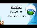 ENGLISH CLASS 10 SSLC KARNATAKA BOARD THE ELIXIR OF LIFE SIMPLE EXPLANATION SCORPIO CLASS