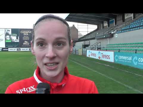 Sheryl Merchiers na SC Eendracht Aalst - SV Zulte Waregem op 14.11.2020