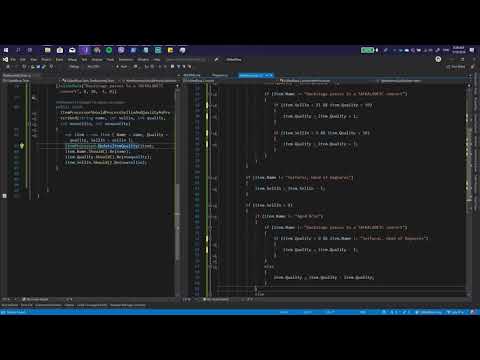 A Gilded Rose walkthrough in C#