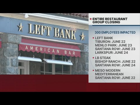 Decades-long Bay Area hospitality group closing all restaurants
