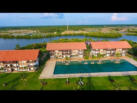 Drone View  of Ananthaya Resort and Spa Chilaw Srilanka