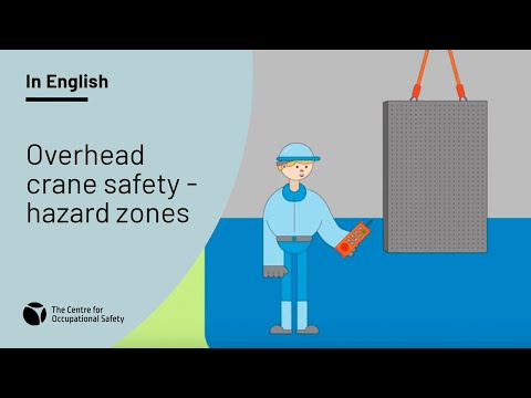 Overhead crane safety - hazard zones