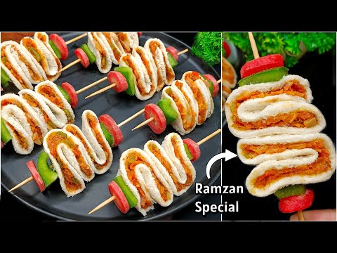 2 Minutes Ramzan Special recipes | Bread Folding Sticks | Ramadan Recipes/ Iftar Recipes/New Recipe