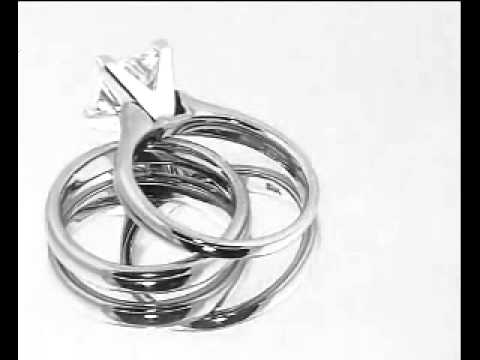 3 Carat princess cut diamond engagement ring SI F (GRA CERTIFIED)