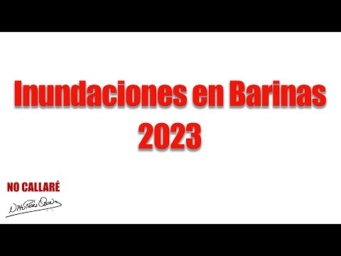 Inundaciones en Barinas 2023