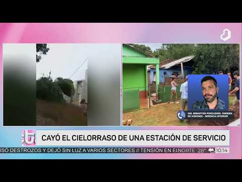 #Conectadas: ayer un temporal golpeó Jardín América