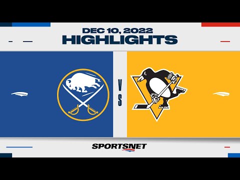NHL Highlights | Sabres vs. Penguins - December 10, 2022