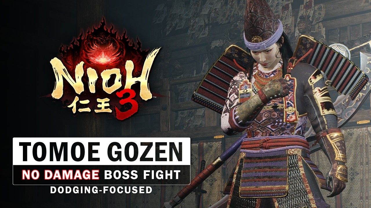 Nioh 3 - Tomoe Gozen Boss Fight (No Damage)