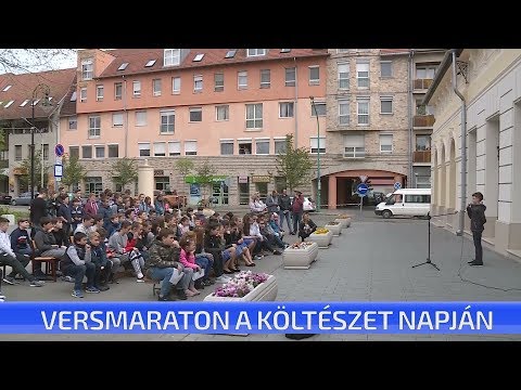 Versmaraton a Költészet napján Cegléden
