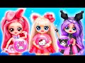 Hello Kitty Kuromi And My Melody On The Plane DIYs For Dolls LOL OMG