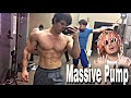 Teen INSANE UPPER BODY PUMP | 315lb Deadlift RAW!! (Shredded)