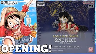 MY BUSTED ONE PIECE BOOSTER BOX OPENING! (ROMANCE DAWN 2023)