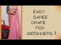 How To Drape A Saree Perfectly Step By Step Saree Drape For Beginners