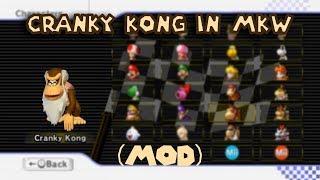 Cranky Kong In Mario Kart Wii! (Model Import)