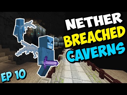 Girl's EPIC Fight in Nether Breached Caverns!