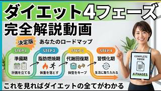 40代主婦が-10kg達成した4フェーズダイエット完全解説動画