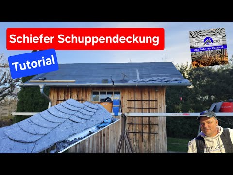 Wie decke ich ein Schieferdach? Video Tutorial Teil 5. Anfangsort, Endort