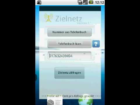 Zielnetz Flatrate Networkscan Video