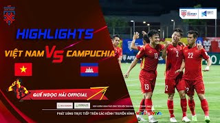 HIGHLIGHTS I Việt Nam - Campuchia | Đè bẹp nhà vua Đông Nam Á tự xưng, tái ngộ Thái Lan ở bán kết