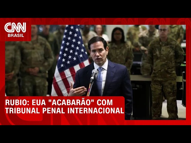 EUA "acabarão com o TPI" se Corte não encerrar "ameaças", diz Rubio | CNN 360º