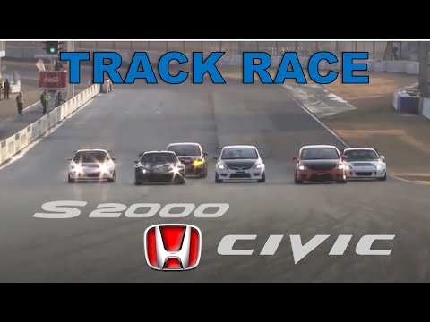 Track Race #105 | [ENG CC] Tuners Battle Honda Civic Type R  vs S2000