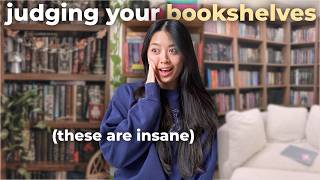 reacting to subscribers' bookshelves (and giving you a book rec) 📚⭐️