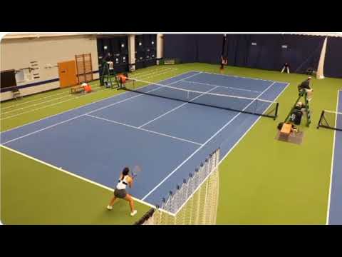 Emma Raducanu And Paula Badosa playing In Quarter final in Bolton Last April 2019.. They are magic!