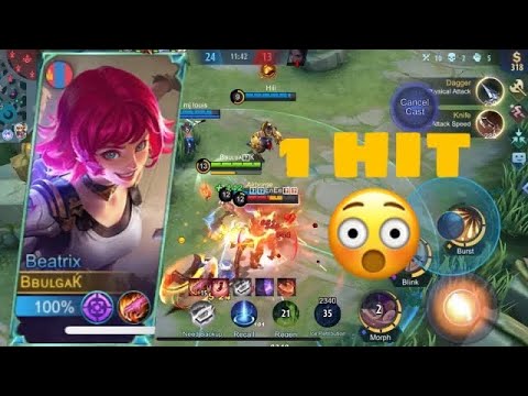 JUNGLER BEATRIX VS TOP GLOBAL DYRROTH | WHO WIN???  1 HIT BUILD