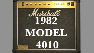 Video thumbnail for JCM 800 MODEL 4010 by Guitar Media
