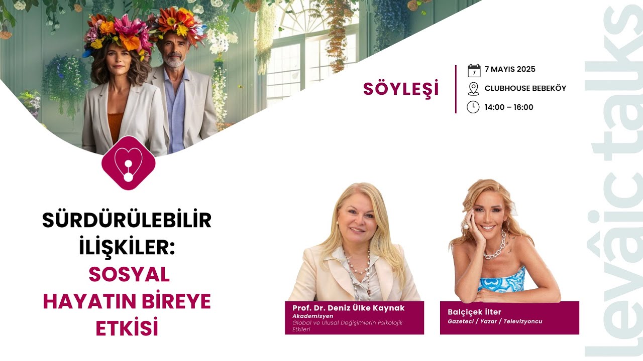 Levâic Talks II - Global ve Ulusal Değişimlerin Bireye Etkisi - Prof.Dr.Deniz Ülke Kaynak