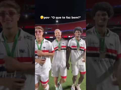 O que te faz bem? É sempre o São Paulo! Mesmo quando irrita 😂 Amor de quem nem foi e já voltou.🇾🇪