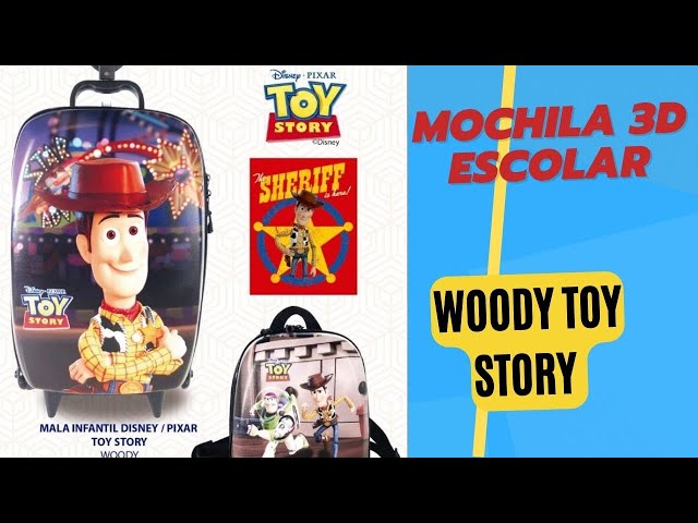 Vídeo relacionado con TOY STORY - Mochila Escolar, con Diseño 3D, Ideal para Niños de Diferentes Edades, Cómoda y Versátil, Calidad y Resistencia, 27x10x33 cm
