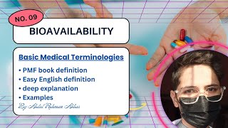 Bioavailability: basic Medical Terminology lecture 02 promo 03 - dispenser Technique part 01 | PMF