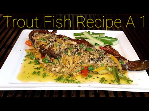Trout Fish With Lemon Butter Sauce | How to Make Trout Fish | Trout Fish