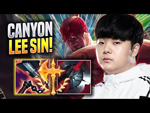 CANYON IS SO GOOD WITH LEE SIN! - DK Canyon Plays Lee Sin JUNGLE vs Gragas! | Season 2023