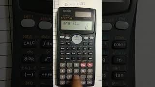 Argument of complex number | using calculator (casio fx-991MS) #maths #viral #casiocalculator #c