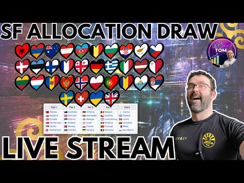 🗳️ Eurovision Semi-Final Allocation Draw Live Stream 👀