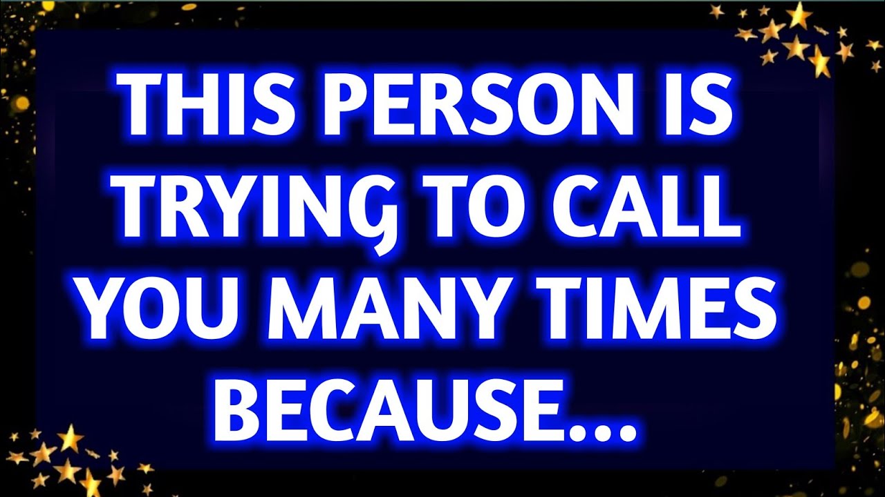 💌THIS PERSON IS TRYING TO CALL YOU MANY TIMES BECAUSE.... prophetic word | prophetic word for today.